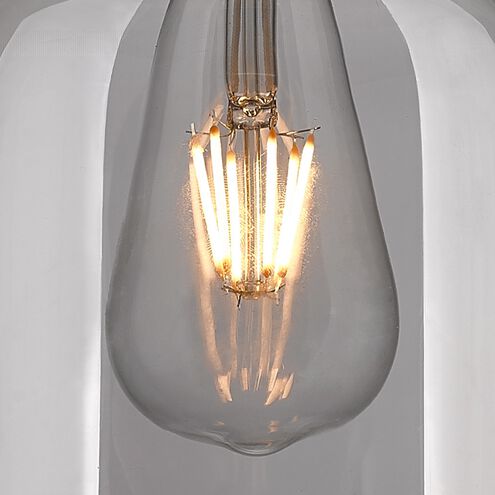 Franklin Restoration Bell LED 8 inch Antique Copper Mini Pendant Ceiling Light in Plated Smoke, Franklin Restoration